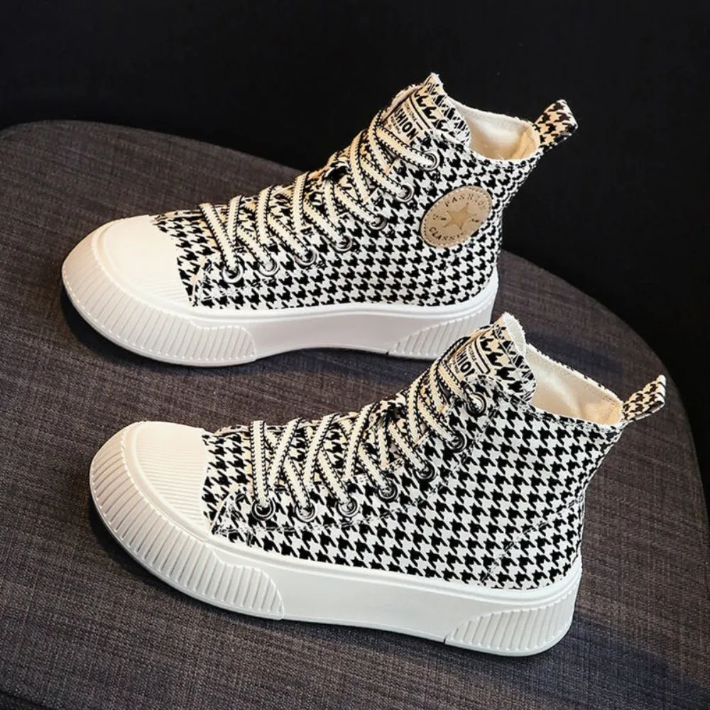 Canvas High-top Shoes sold by Body Central product image thumbnail 3