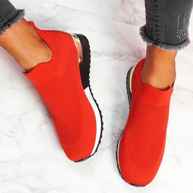 Pull-on Knitted Vulcanized Shoes sold by Body Central