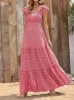 Bohemian High-rise Print Paneled Floral Long Dress sold by Body Central