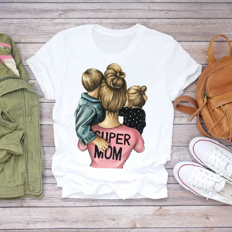 Cartoon Super Mom T-shirt sold by Body Central
