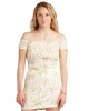 Pretty Palm Smocked Top - Cream sold by Body Glove