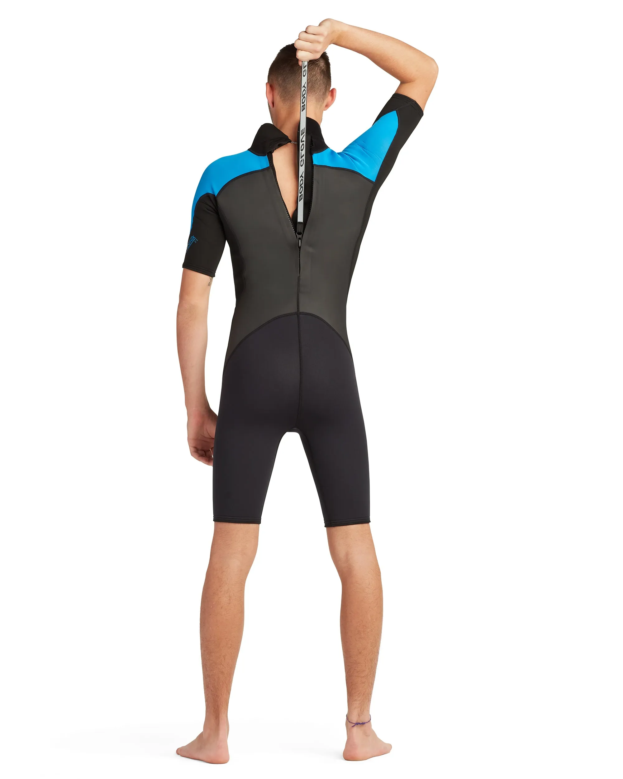 Phoenix 2mm Men's Back-Zip S/S Springsuit - Blue sold by Body Glove product image thumbnail 3