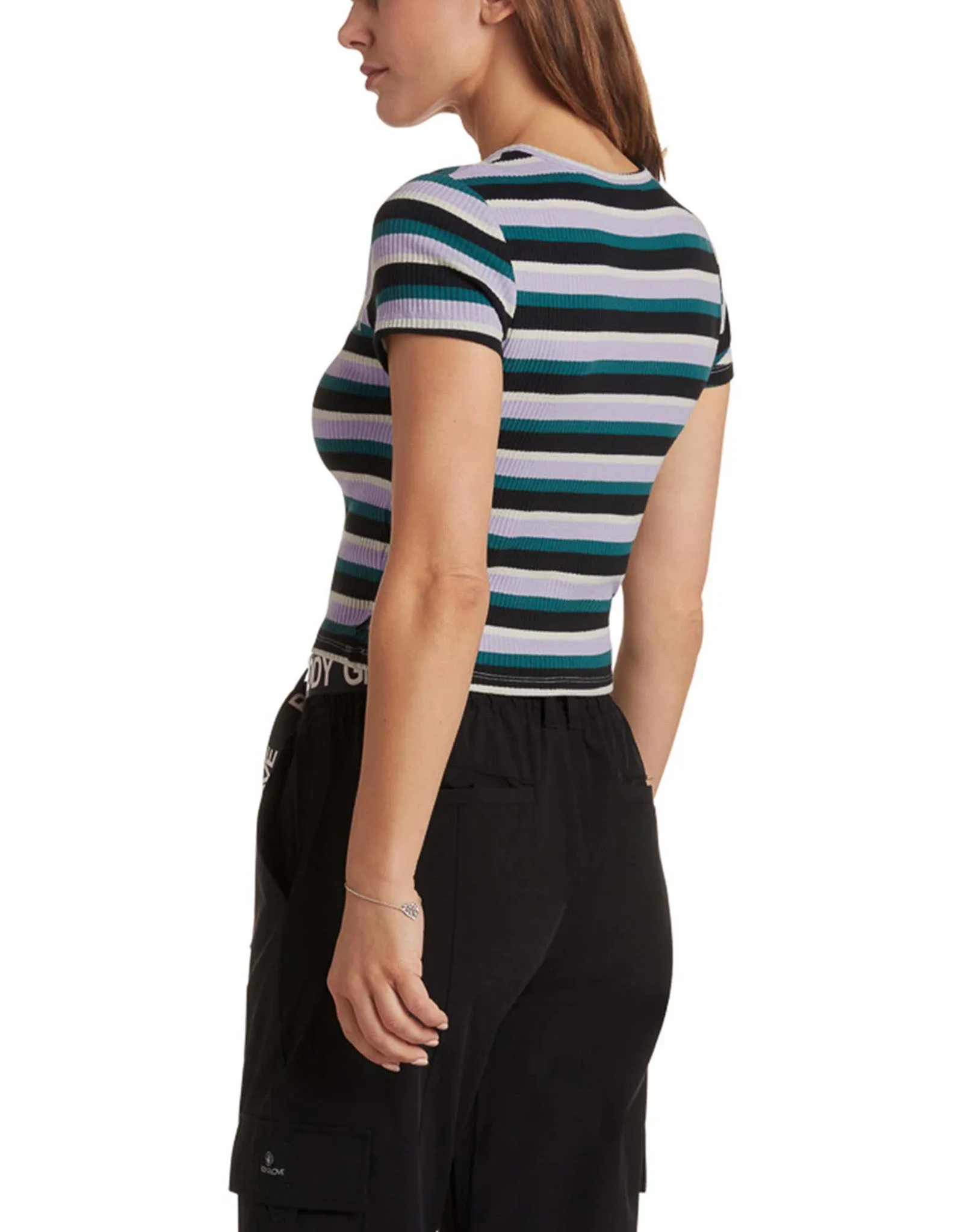 Sunset Striped Ribbed Shirt - Black sold by Body Glove product image thumbnail 4