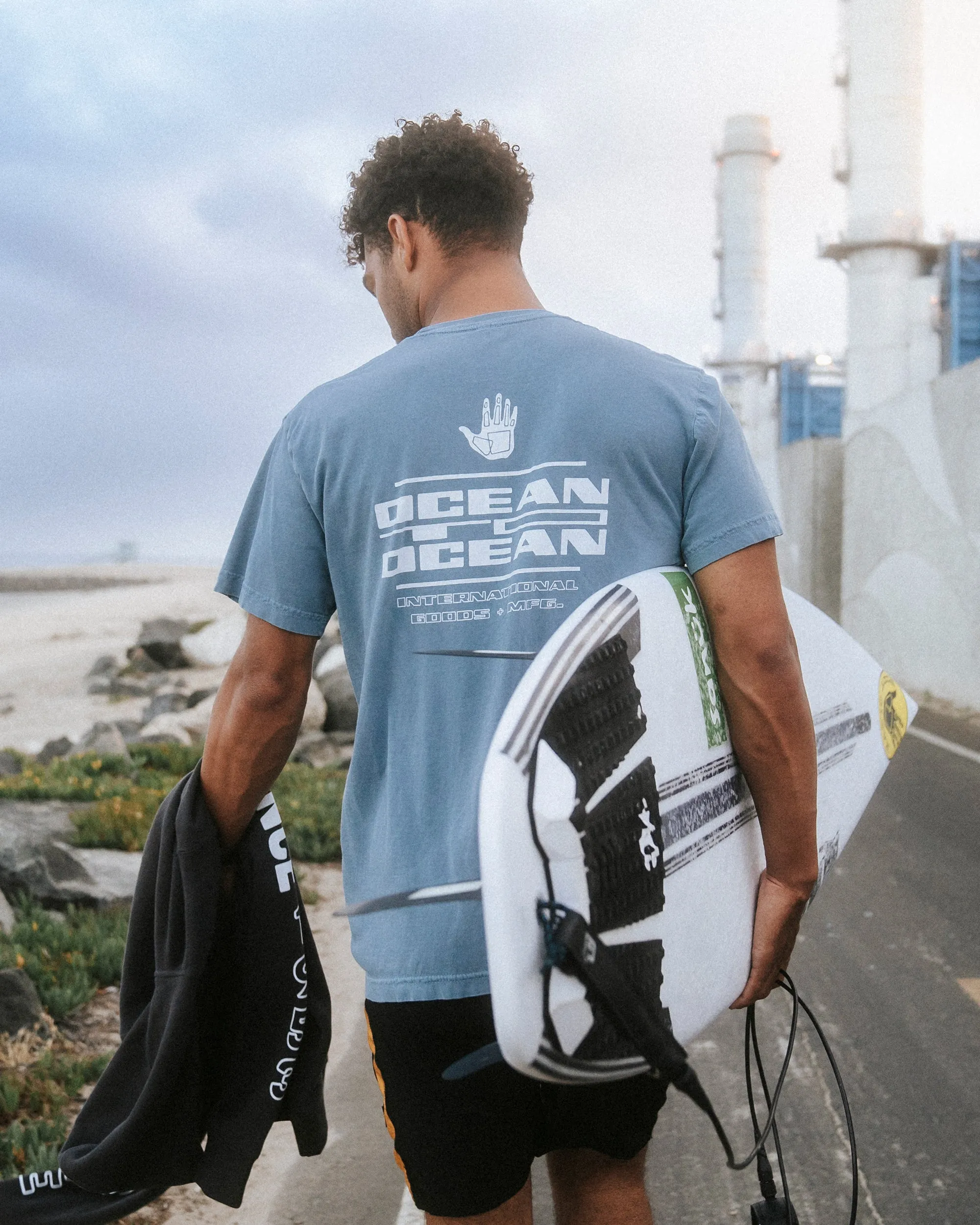 Ocean to Ocean Premium T-Shirt - Pigment Dusk sold by Body Glove