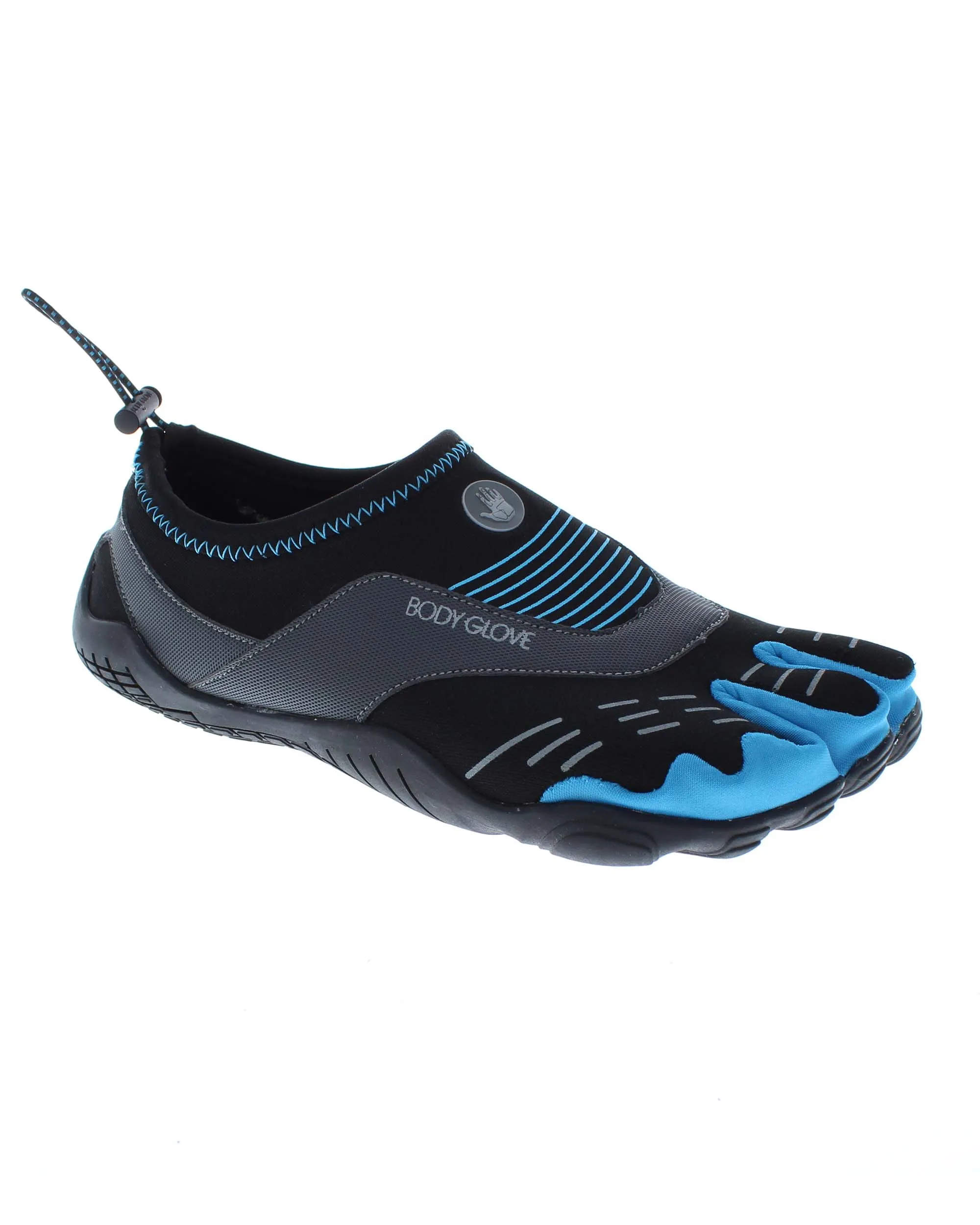 Women's 3T Barefoot Cinch Water Shoe - Black/Poolside Azure sold by Body Glove product image thumbnail 2