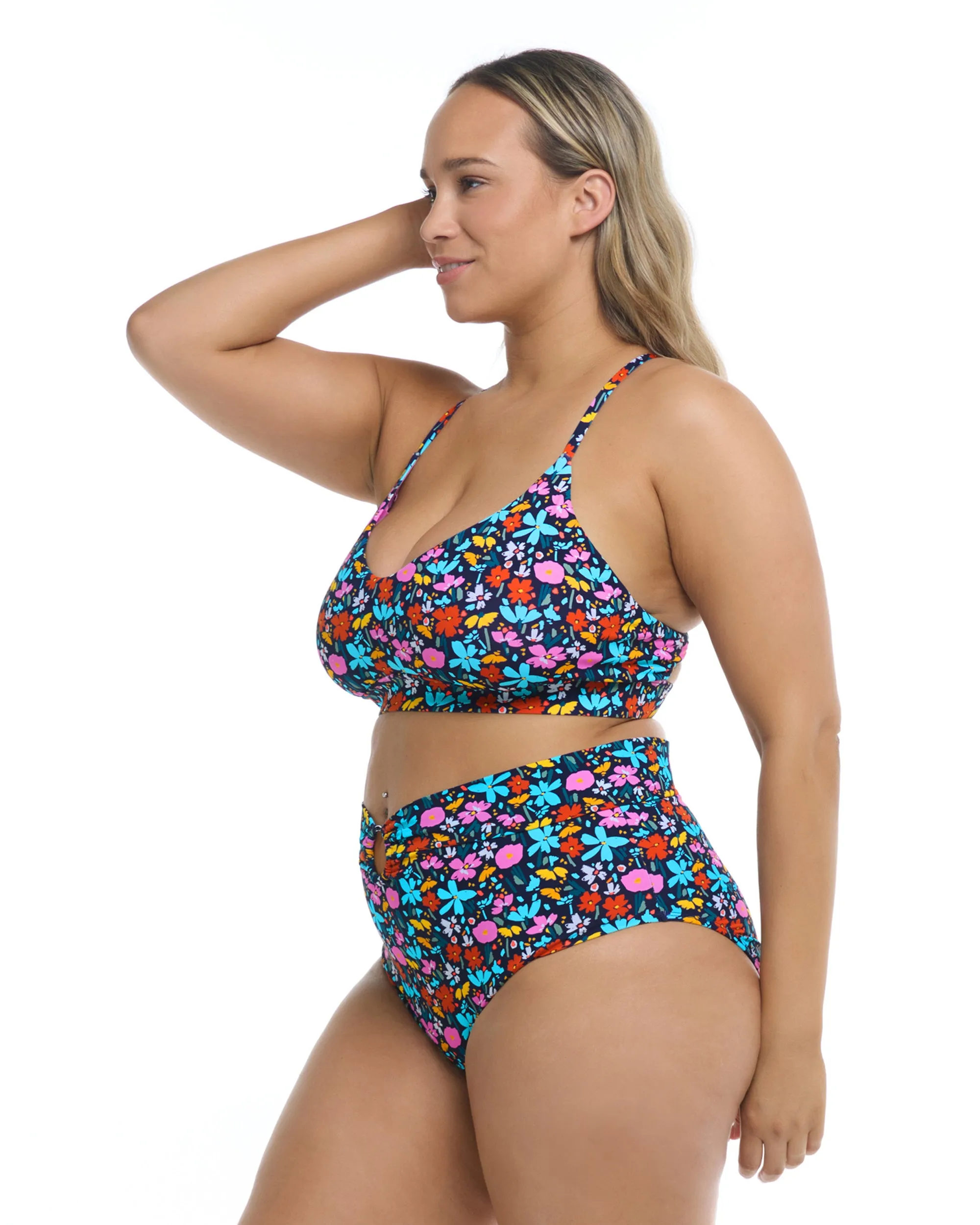 Vivid Field Ruth Plus Size Triangle Bikini Top - Indigo sold by Body Glove product image thumbnail 4