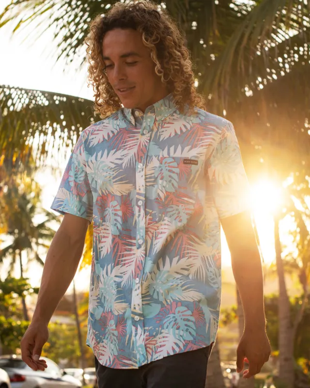 Backyards Button-Up Shirt - Blue sold by Body Glove