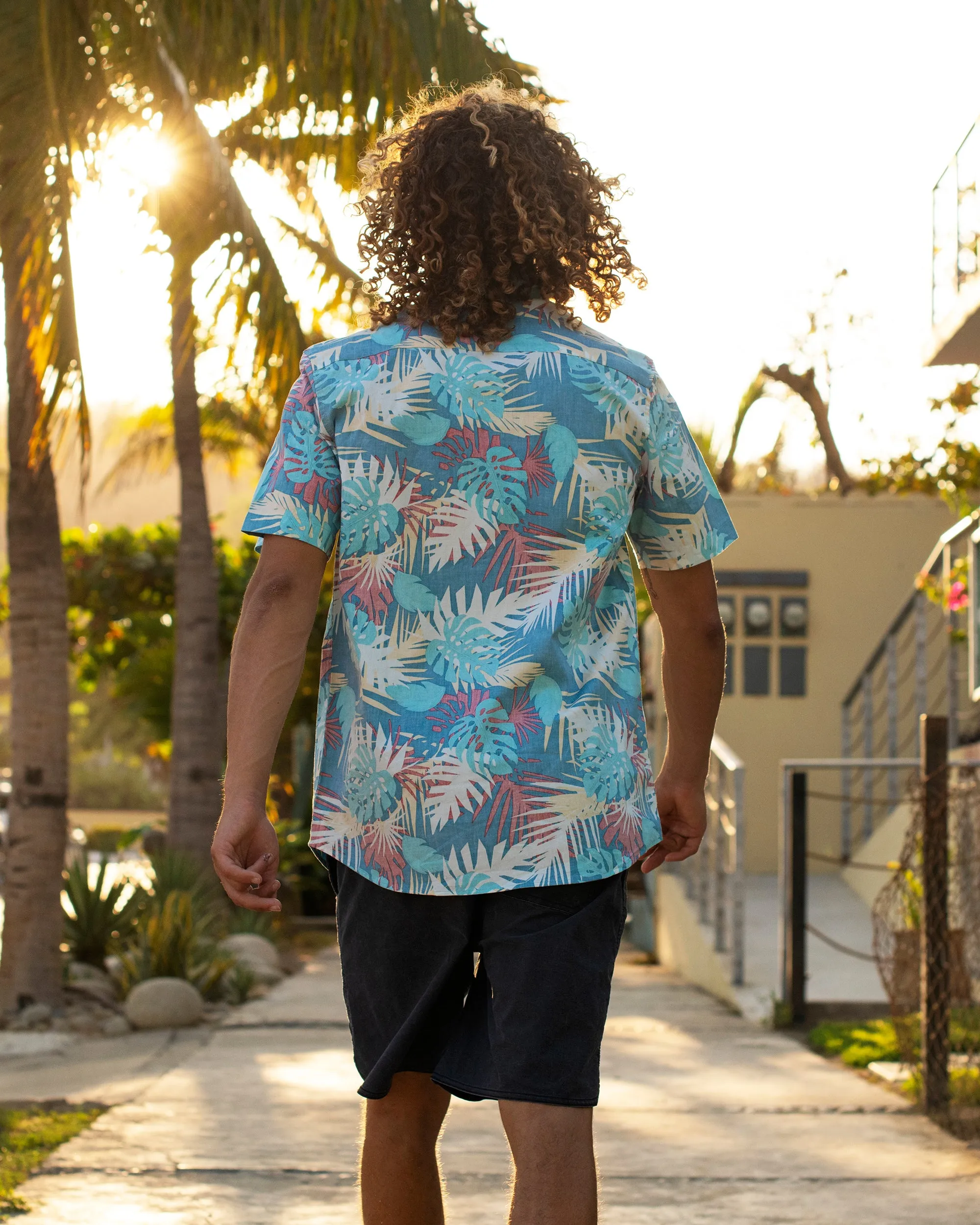 Backyards Button-Up Shirt - Blue sold by Body Glove product image thumbnail 3