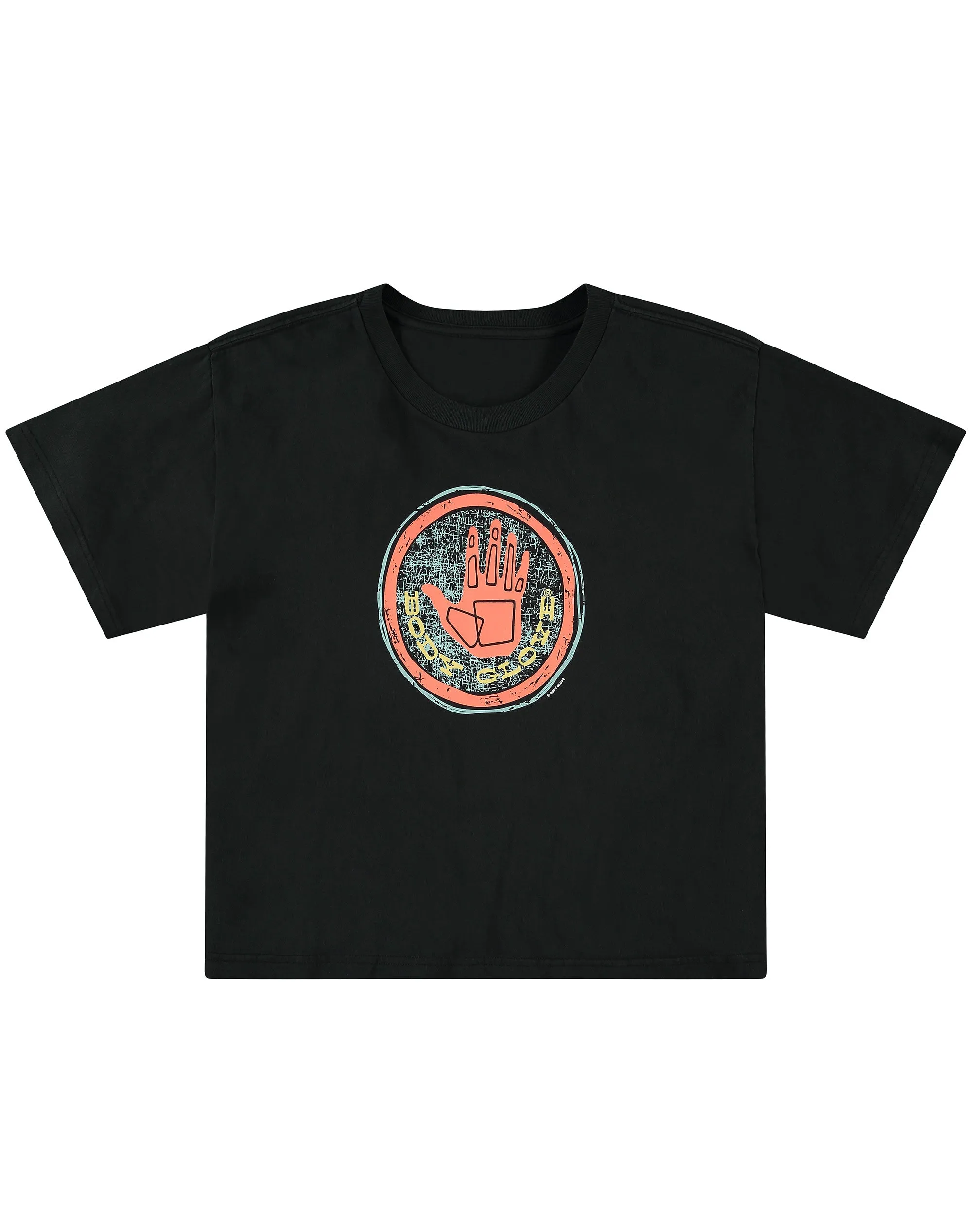 Sizzle Relaxed Fit Crop T-Shirt - Black sold by Body Glove