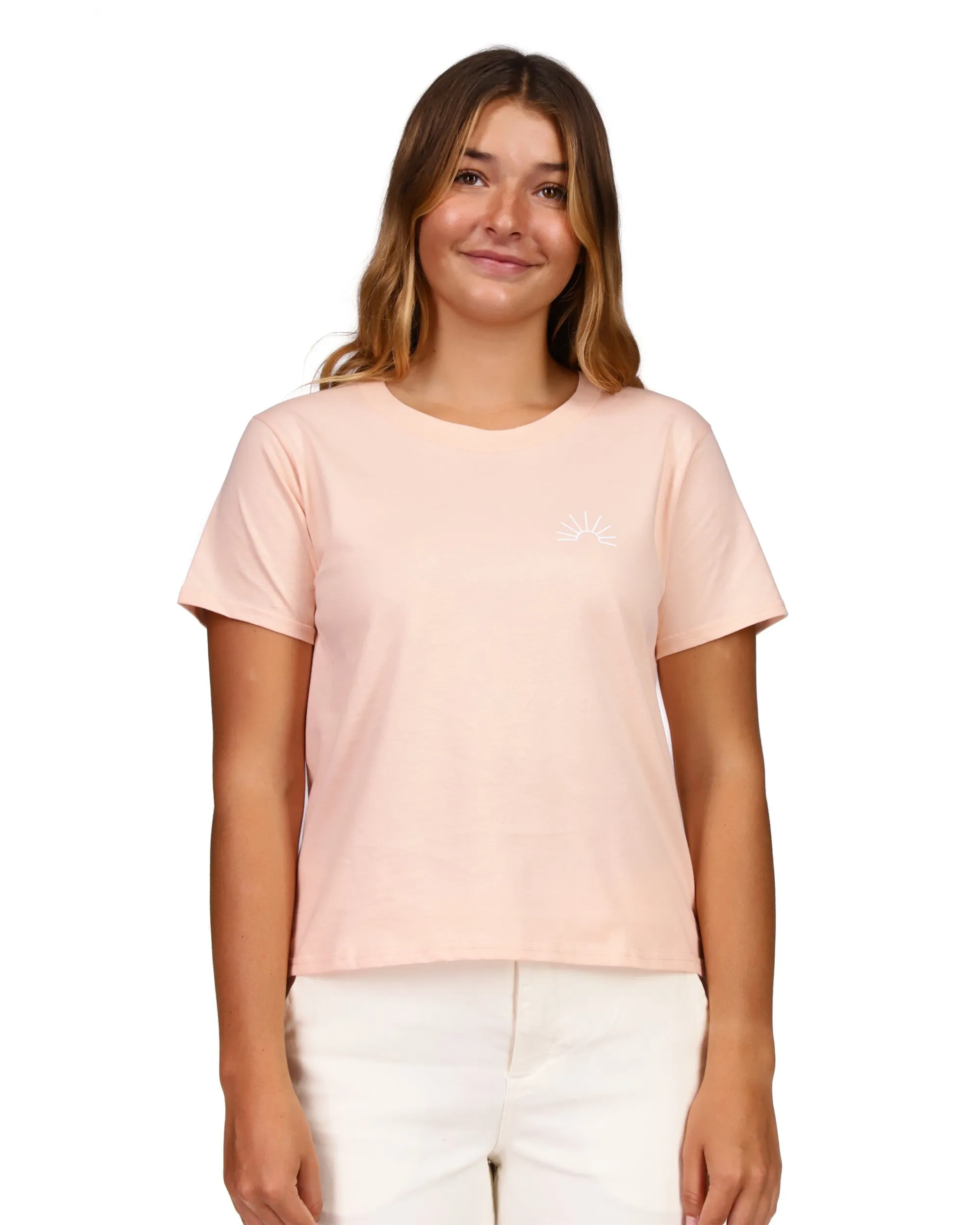 Tati x Body Glove Sunrise T-Shirt - Peach sold by Body Glove