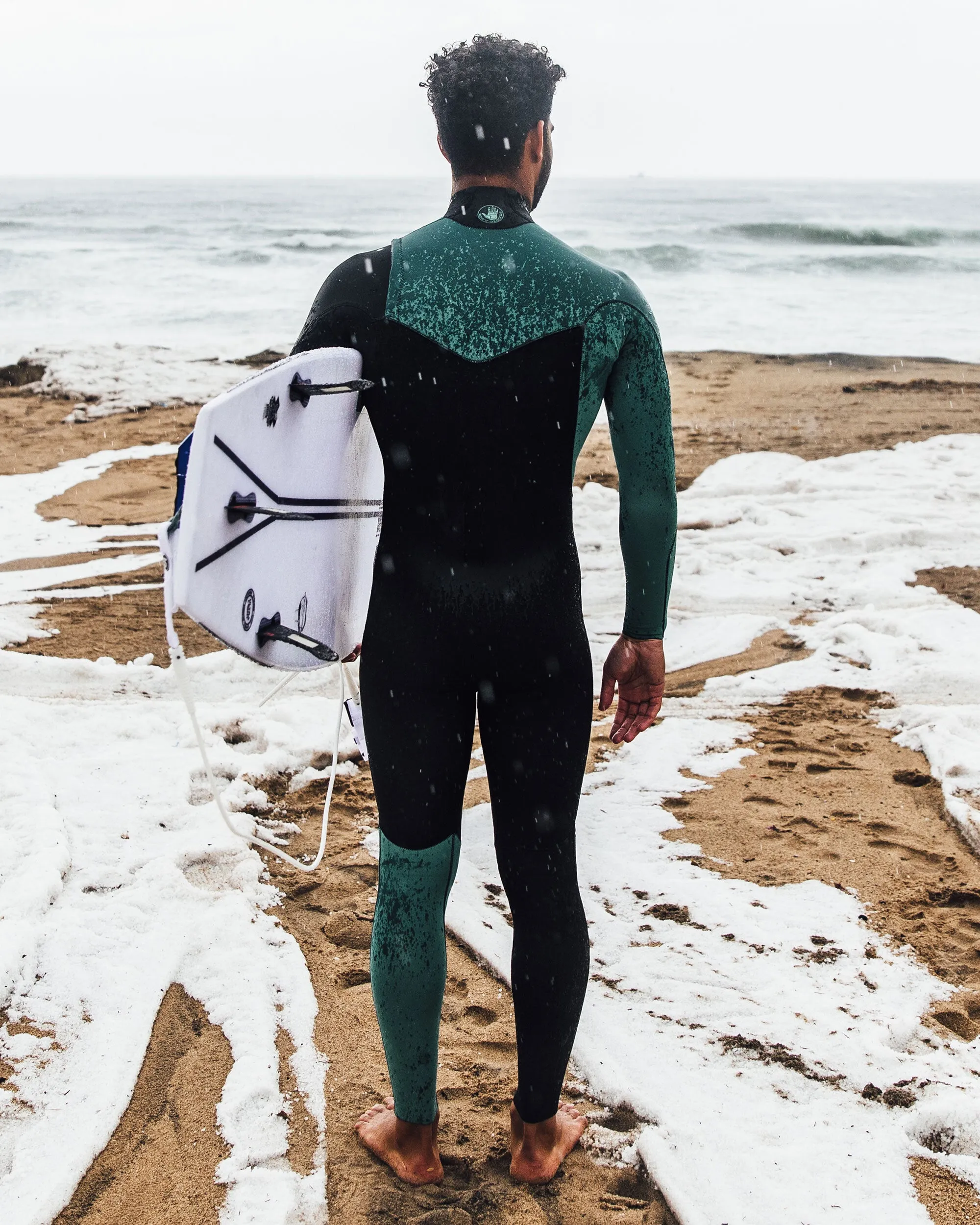 Variant 3/2mm Men's Chest-Zip Fullsuit - Black/Green sold by Body Glove product image thumbnail 3