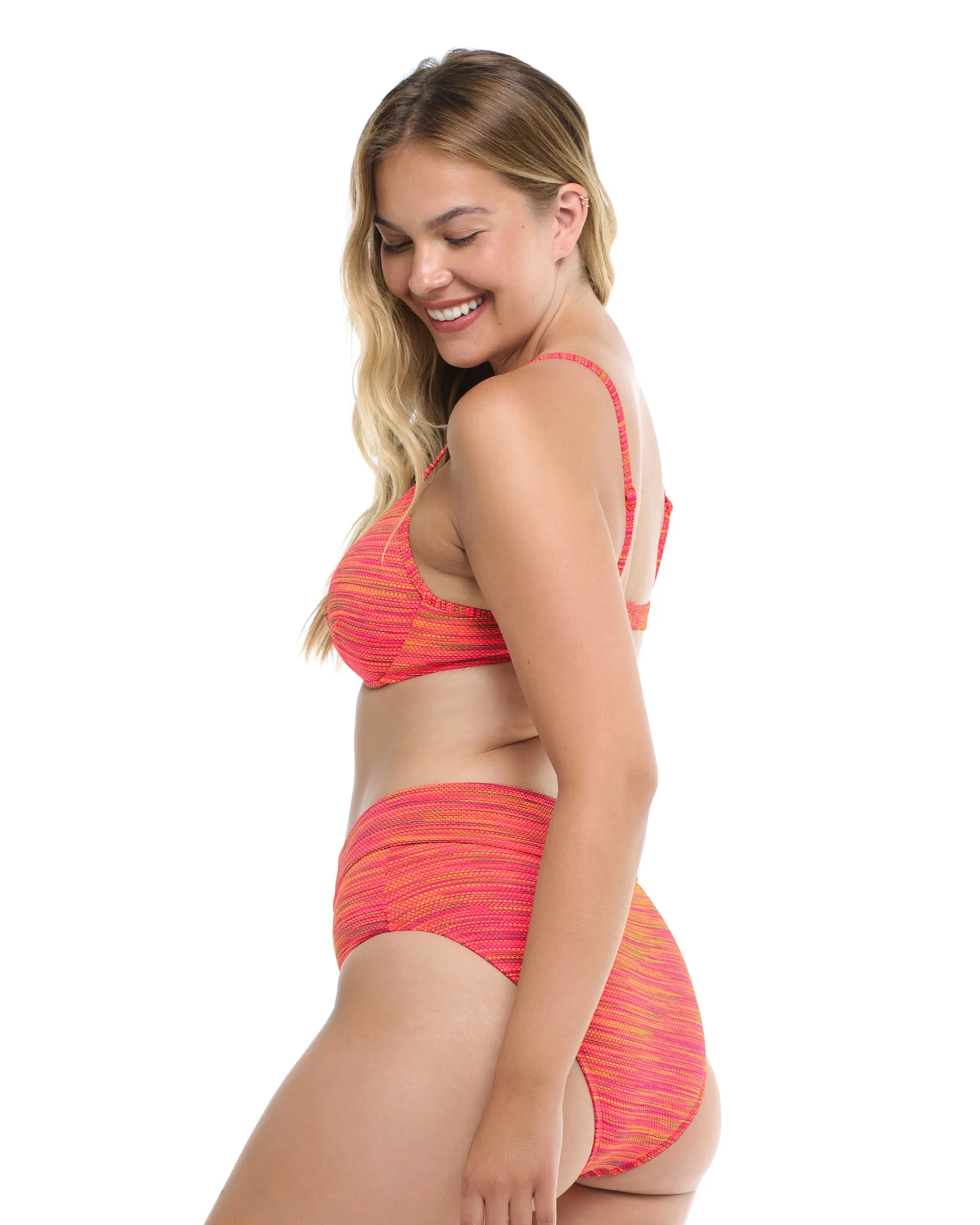Impression Woodstock High-Waist Swim Bottom - Multi sold by Body Glove