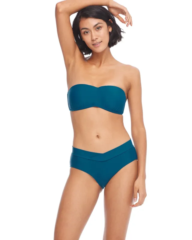 Smoothies Crystal Bandeau Top - Prussian sold by Body Glove