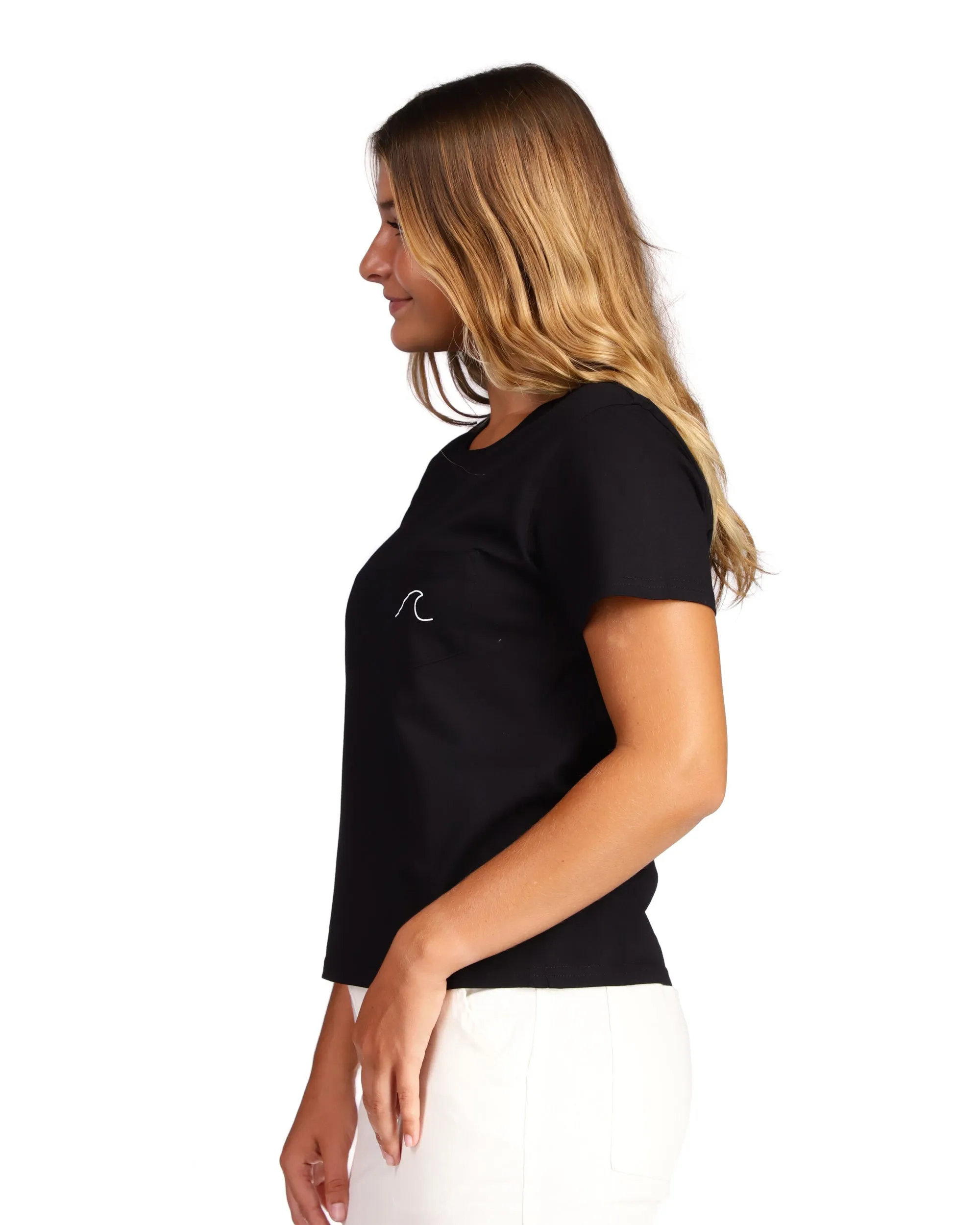Tati x Body Glove Wave Pocket T-Shirt - Black sold by Body Glove product image thumbnail 2