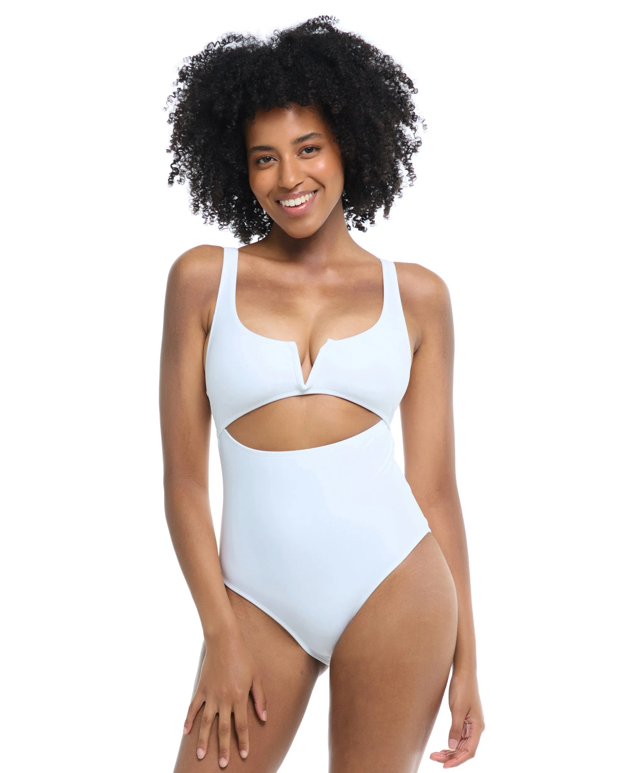 Smoothies Eli One-Piece Swimsuit - Snow sold by Body Glove