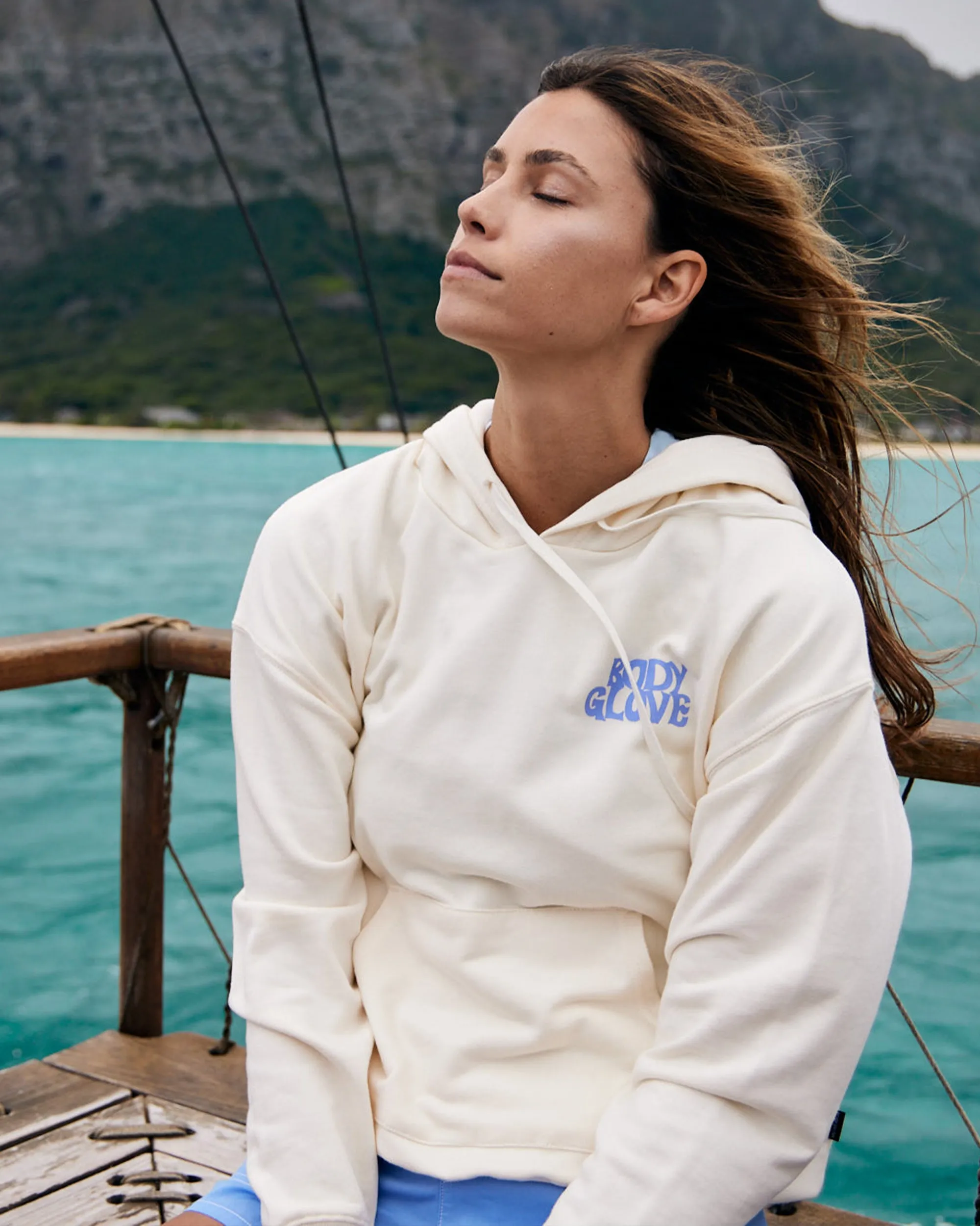 Radiant Relaxed Hoodie - Cream sold by Body Glove product image thumbnail 5