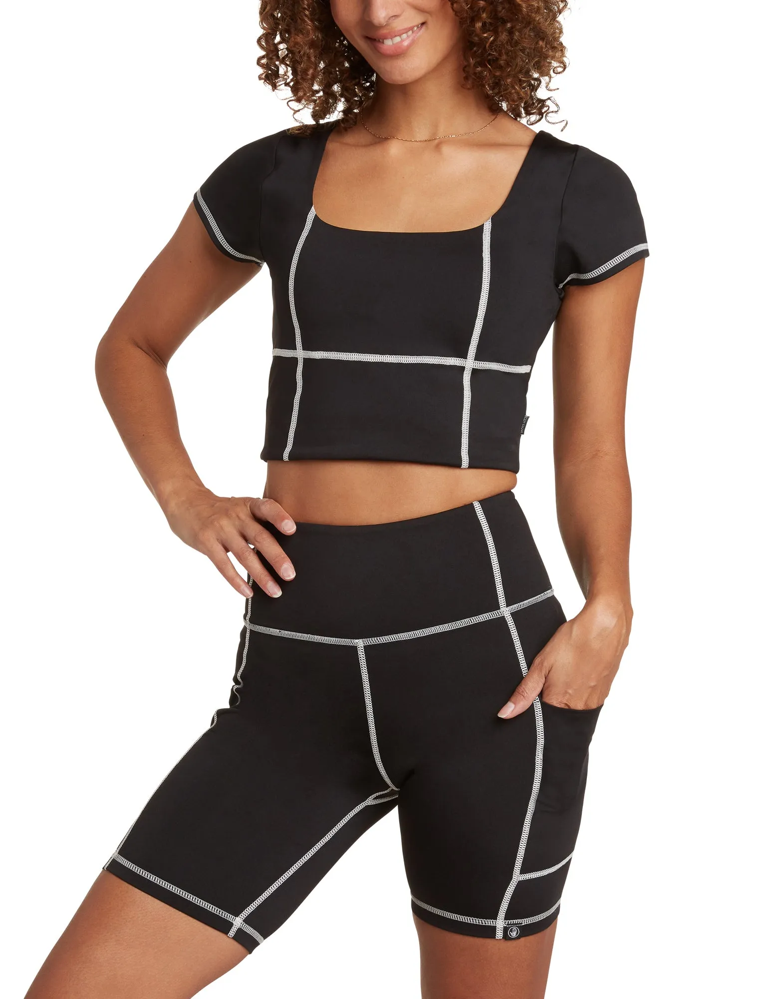 Elevate The Look Ribbed Crop Top - Black sold by Body Glove product image thumbnail 3