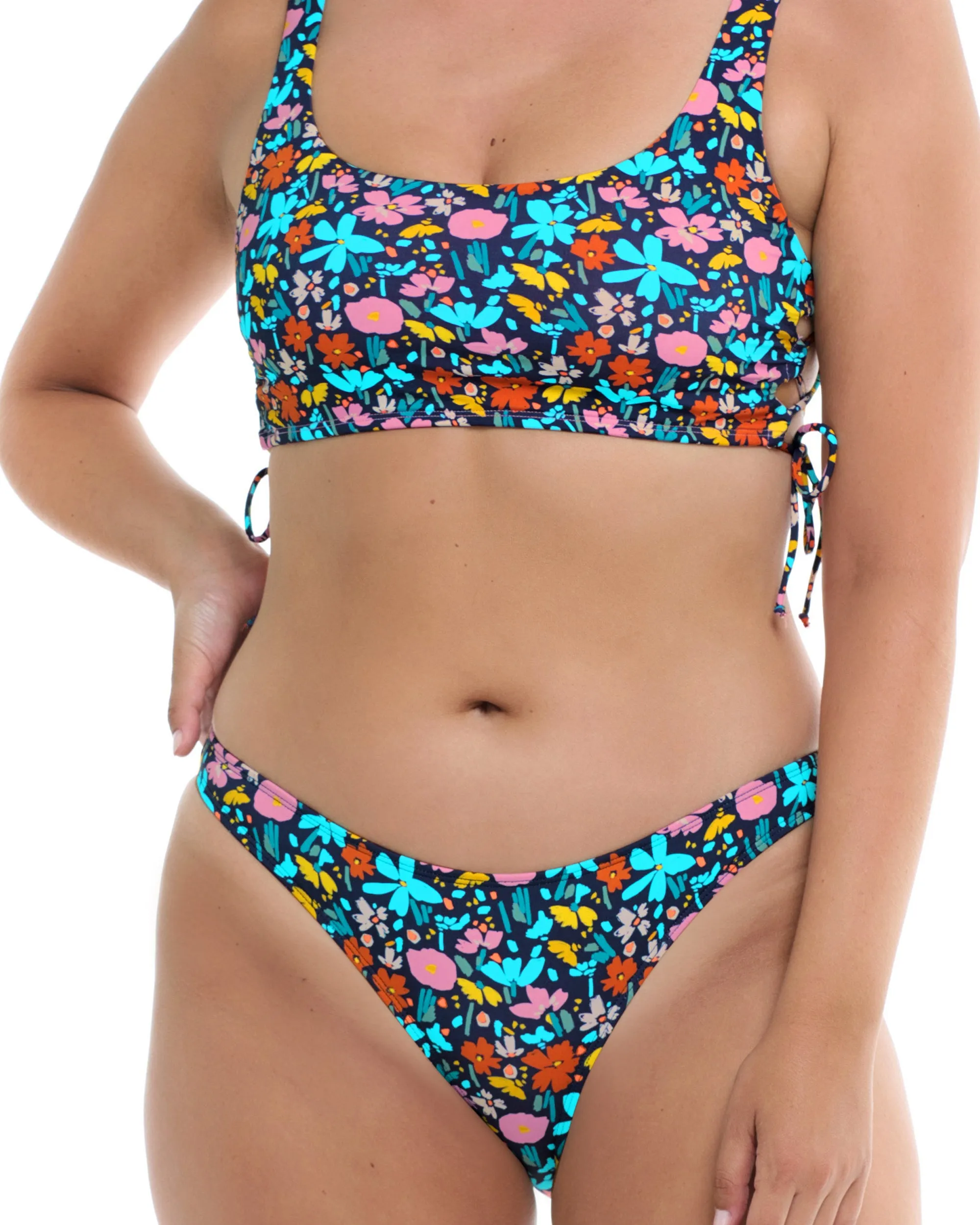 Vivid Field Bikini Bottom - Indigo sold by Body Glove