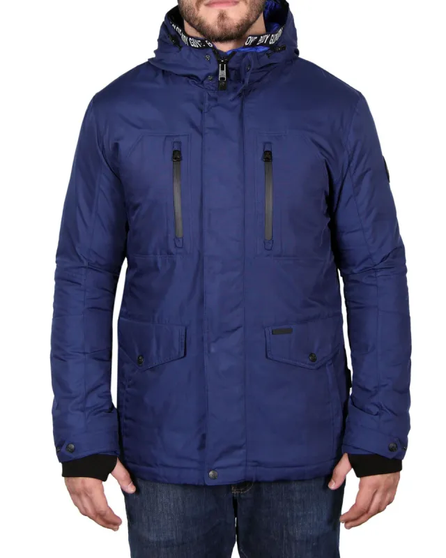 Men's Down Parka Jacket - Navy made by Body Glove