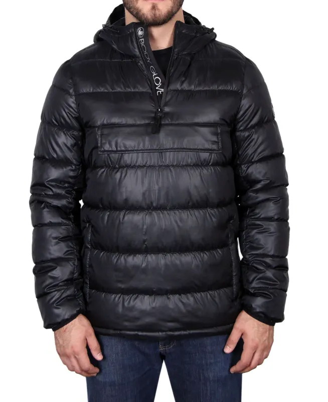 Men's Quilted Hooded Pullover - Black sold by Body Glove