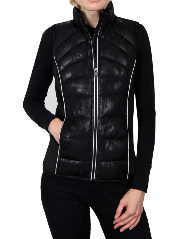 Women's Down Vest - Black/Black sold by Body Glove