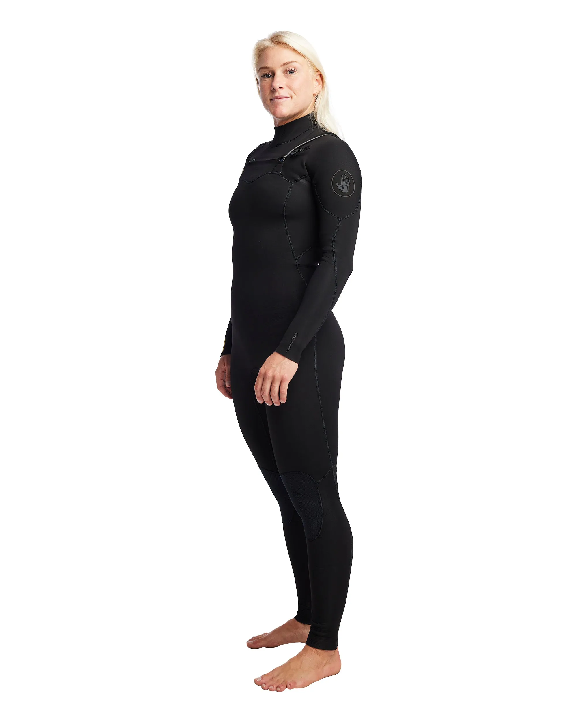 Women's Gold Cell 4/3mm Chest Zip Fullsuit - Black sold by Body Glove product image thumbnail 3