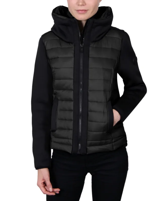 Women's Scuba-Stretch Hybrid Jacket - Black sold by Body Glove