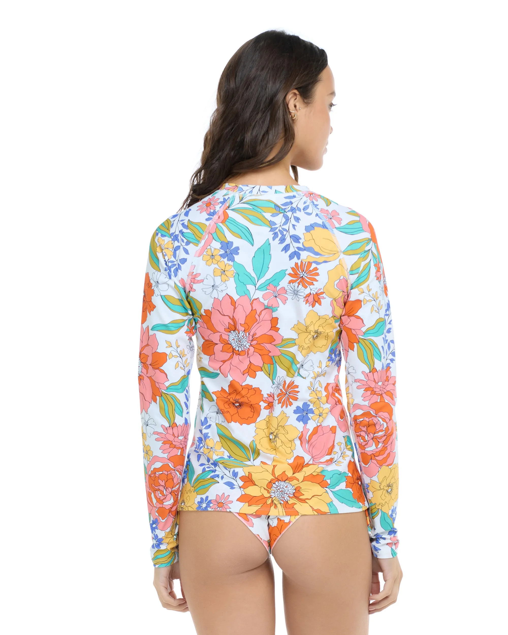 Imagine Sleek Long Sleeve Rashguard - Imagine / Snow sold by Body Glove product image thumbnail 2