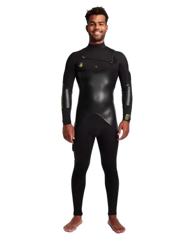 Men's 5370 3/2mm Chest Zip Fullsuit - Black sold by Body Glove