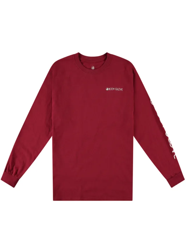 Crimson Long-Sleeved T-Shirt - Crimson sold by Body Glove