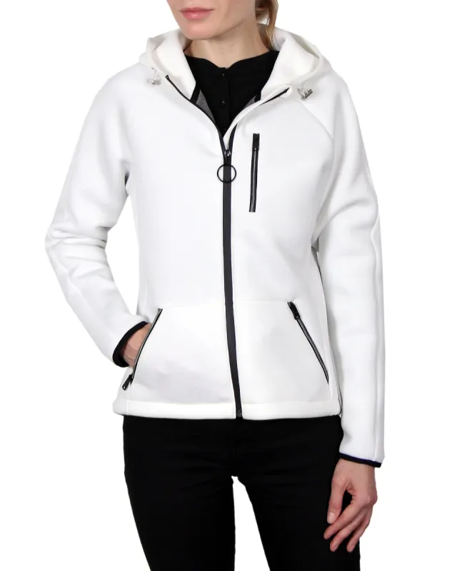 Women's Scuba-Stretch Jacket - White sold by Body Glove