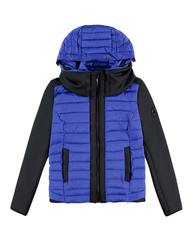 Women's Scuba-Stretch Hybrid Jacket - Surf Blue/Black sold by Body Glove