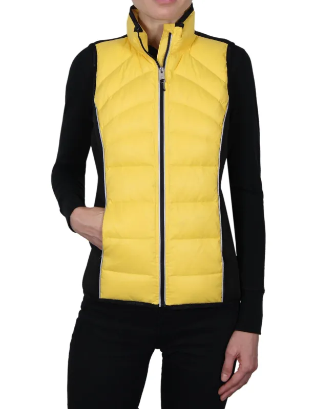 Women's Down Vest - Yellow/Black sold by Body Glove