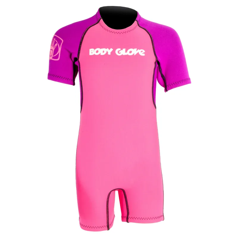 Child's Pro 3 Short-Arm 2mm Springsuit - Violet/Pink sold by Body Glove