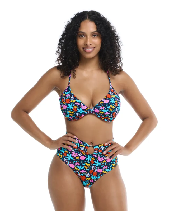 Vivid Field Solo D-F Cup Bikini Top - Indigo sold by Body Glove