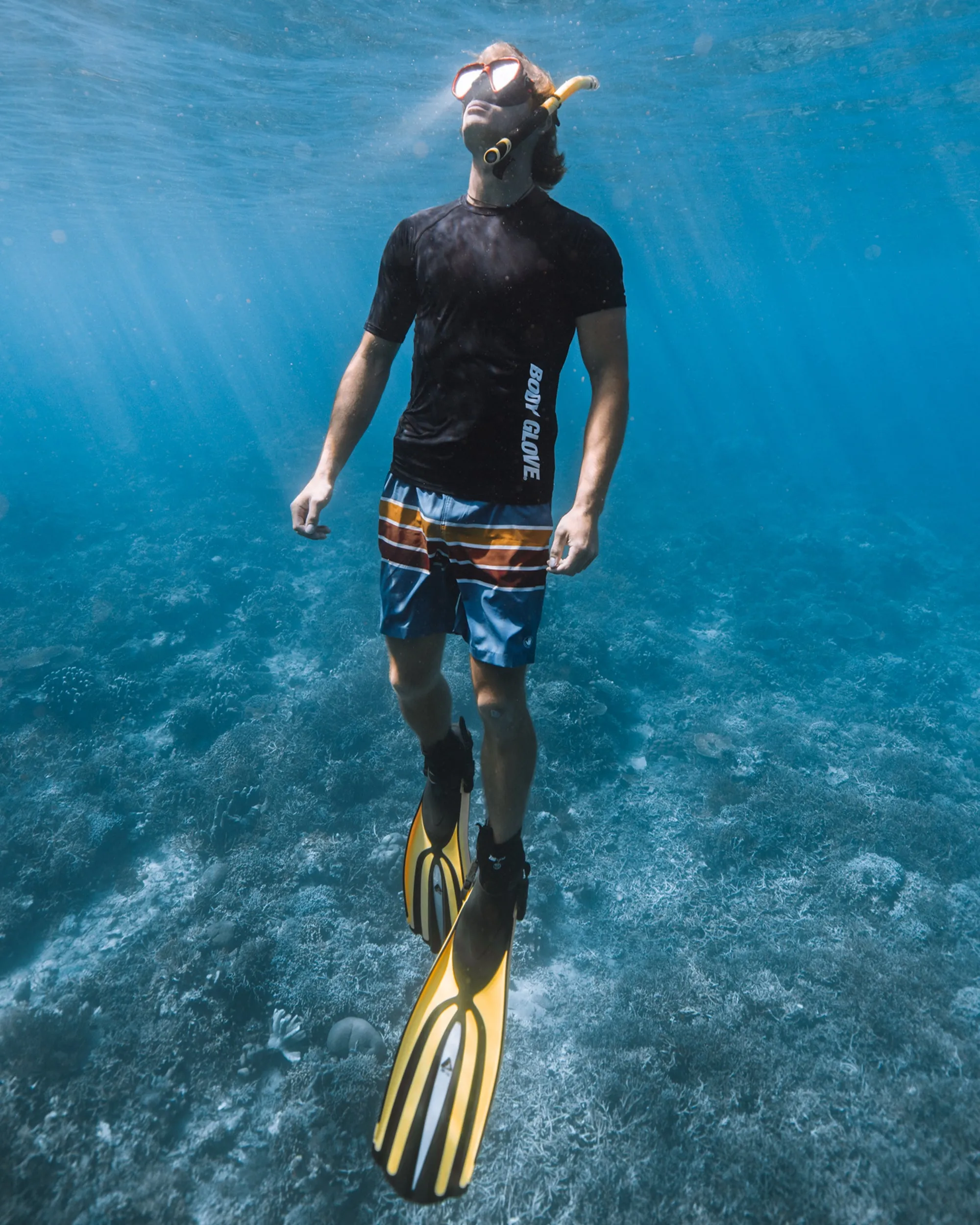 Catalina UPF Short-Sleeve Sun Shirt - Black sold by Body Glove