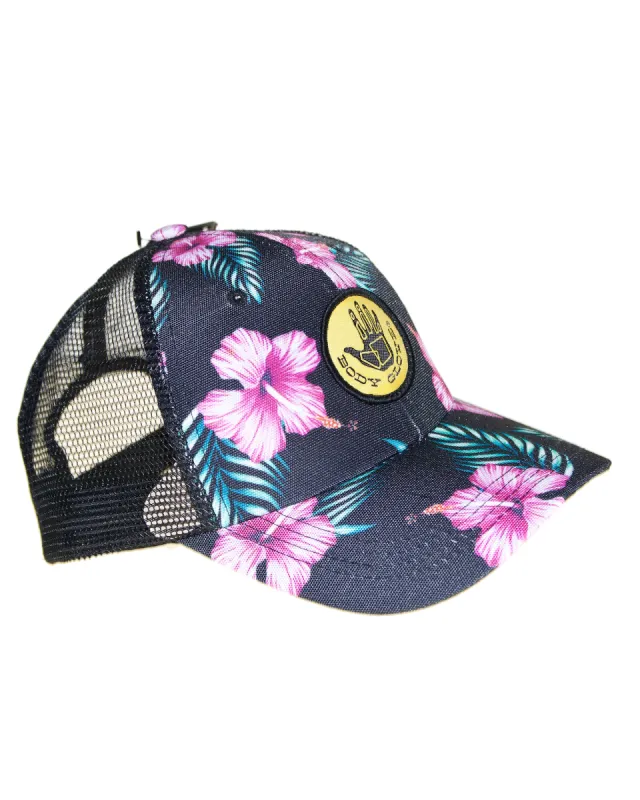 Printed Floral Trucker Hat - Multi sold by Body Glove