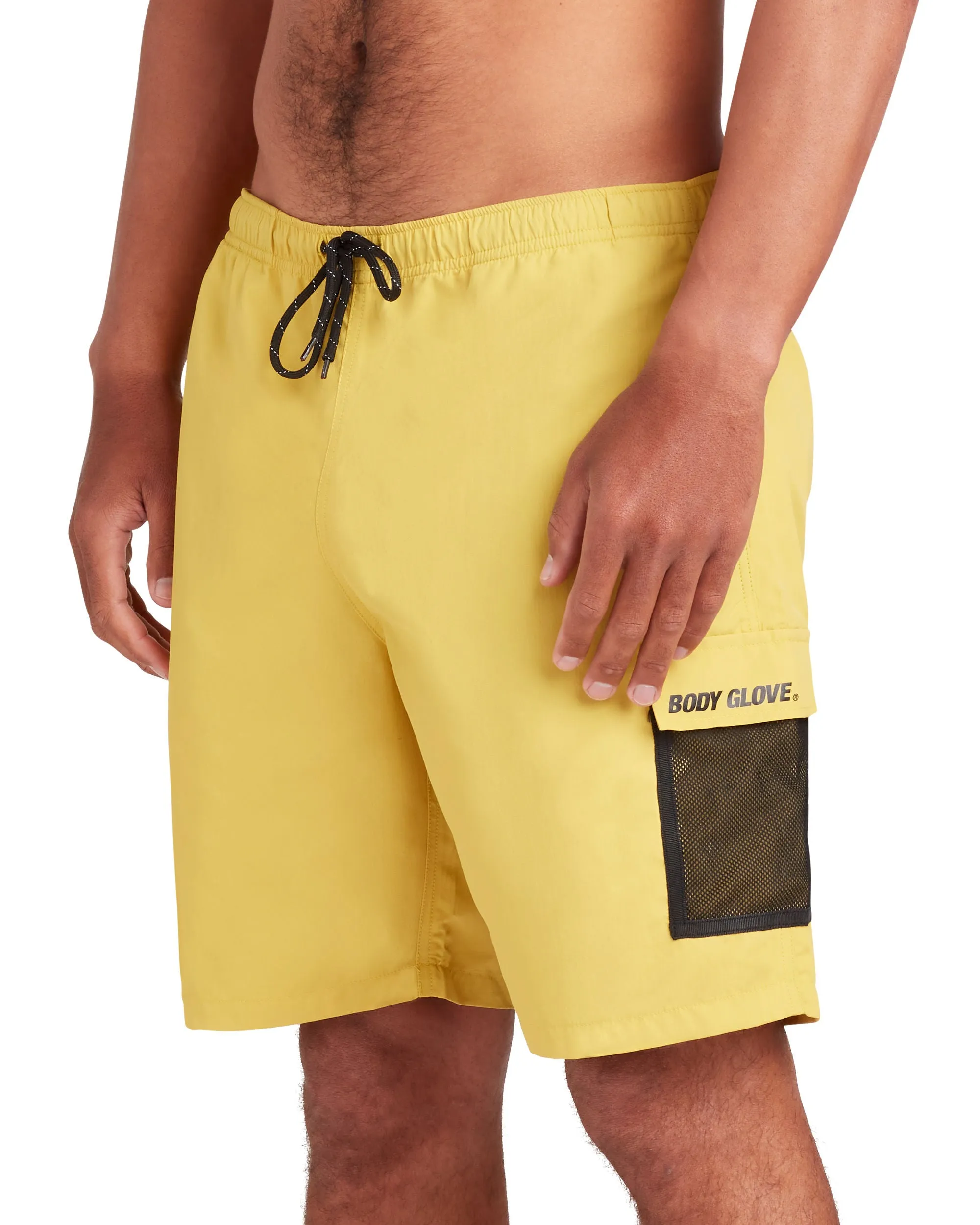 Cargo Trail Shorts - Chartreuse sold by Body Glove product image thumbnail 3