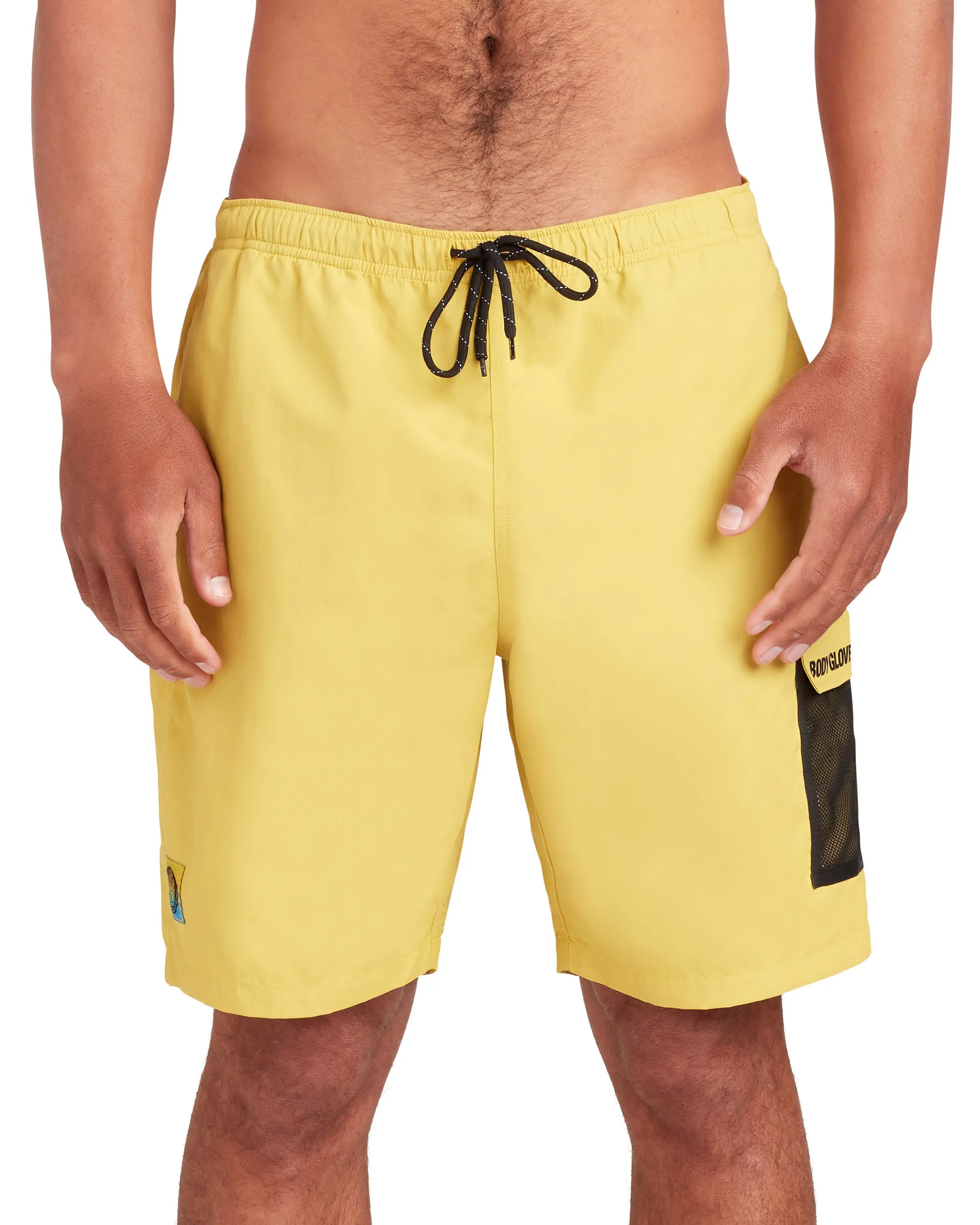 Cargo Trail Shorts - Chartreuse sold by Body Glove
