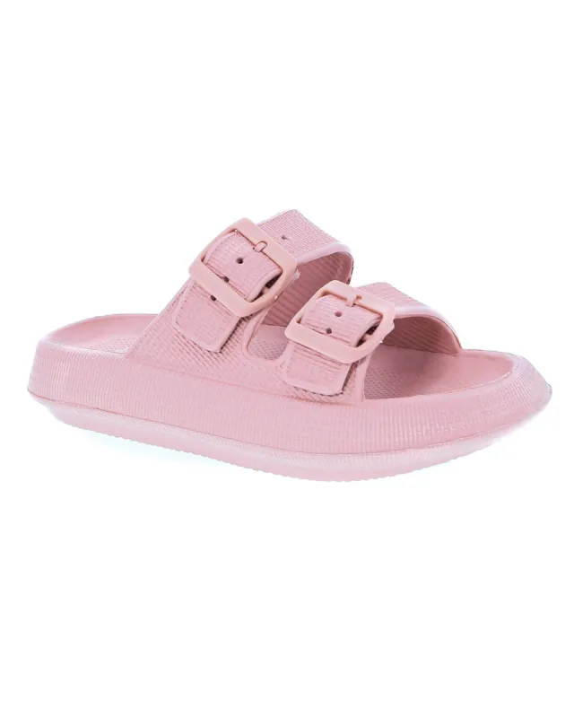 Womens Dual Buckle Slide - Pink sold by Body Glove