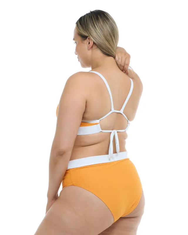 Ripple Marlee Plus-Size High-Waist Bikini Bottom - Yellow sold by Body Glove