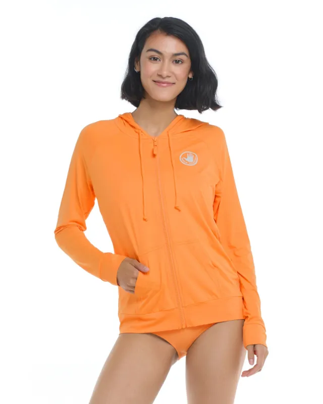 Smoothies Adeline Zip-Up Sun Protection - Loquat sold by Body Glove