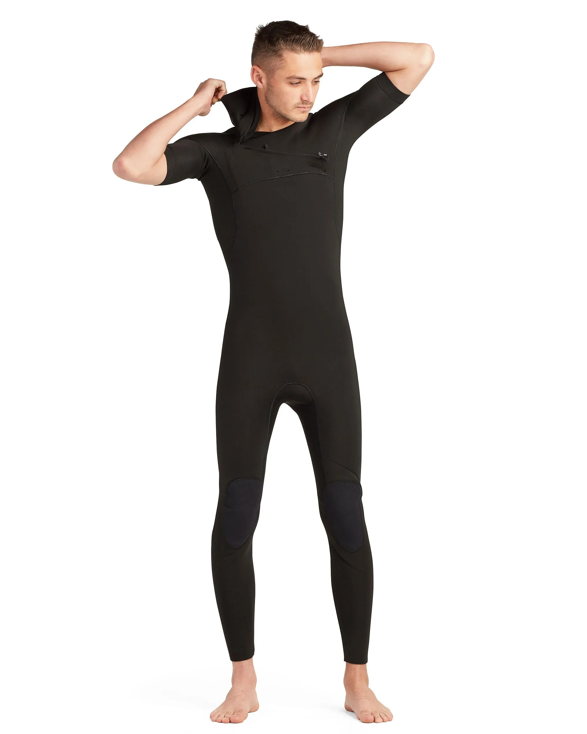 Men's Variant 2/2mm Short Arm Chest-Zip Fullsuit - Black sold by Body Glove product image thumbnail 2