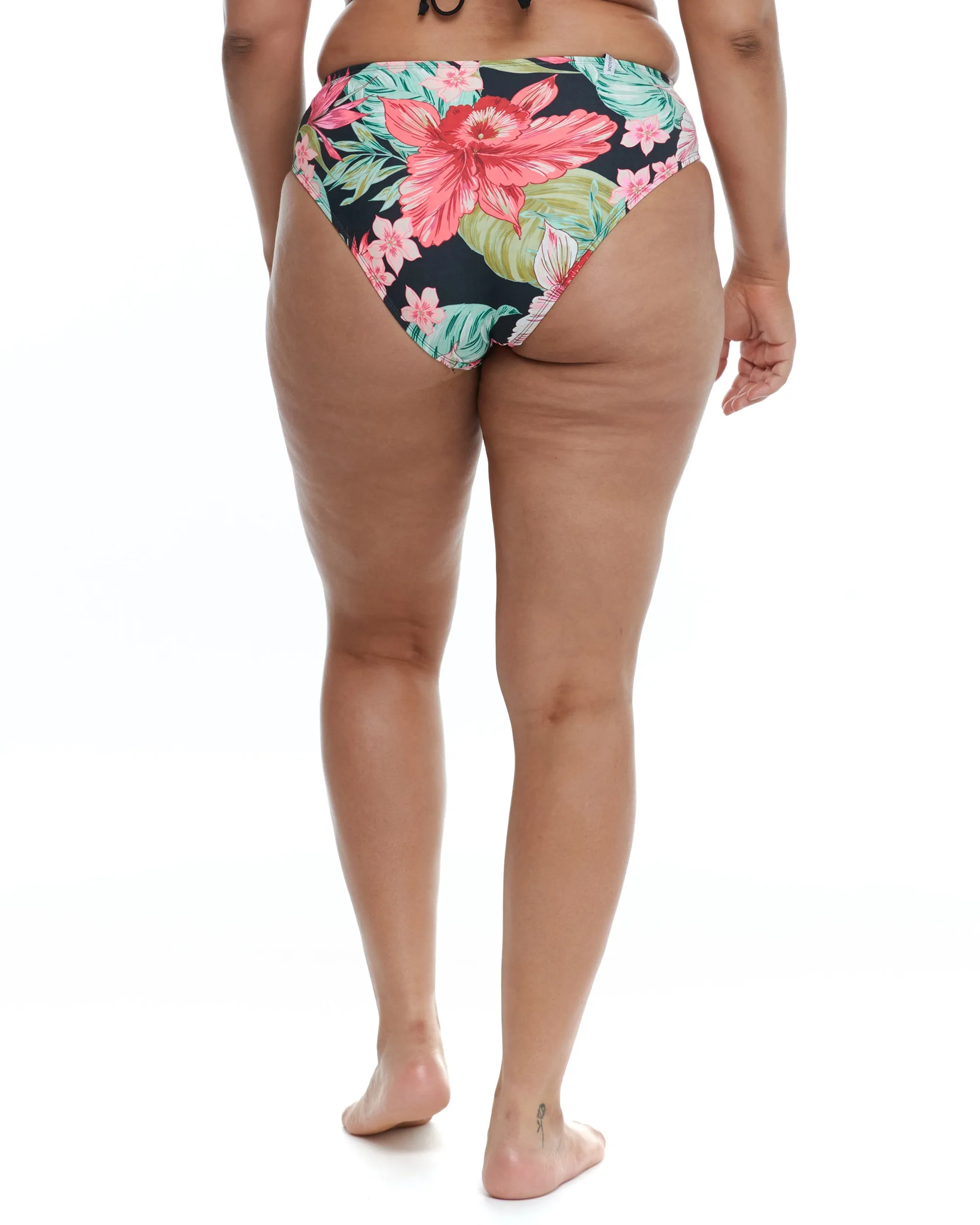 Isla Foca Plus Size Retro High-Waist Swim Bottoms - Black sold by Body Glove product image thumbnail 3