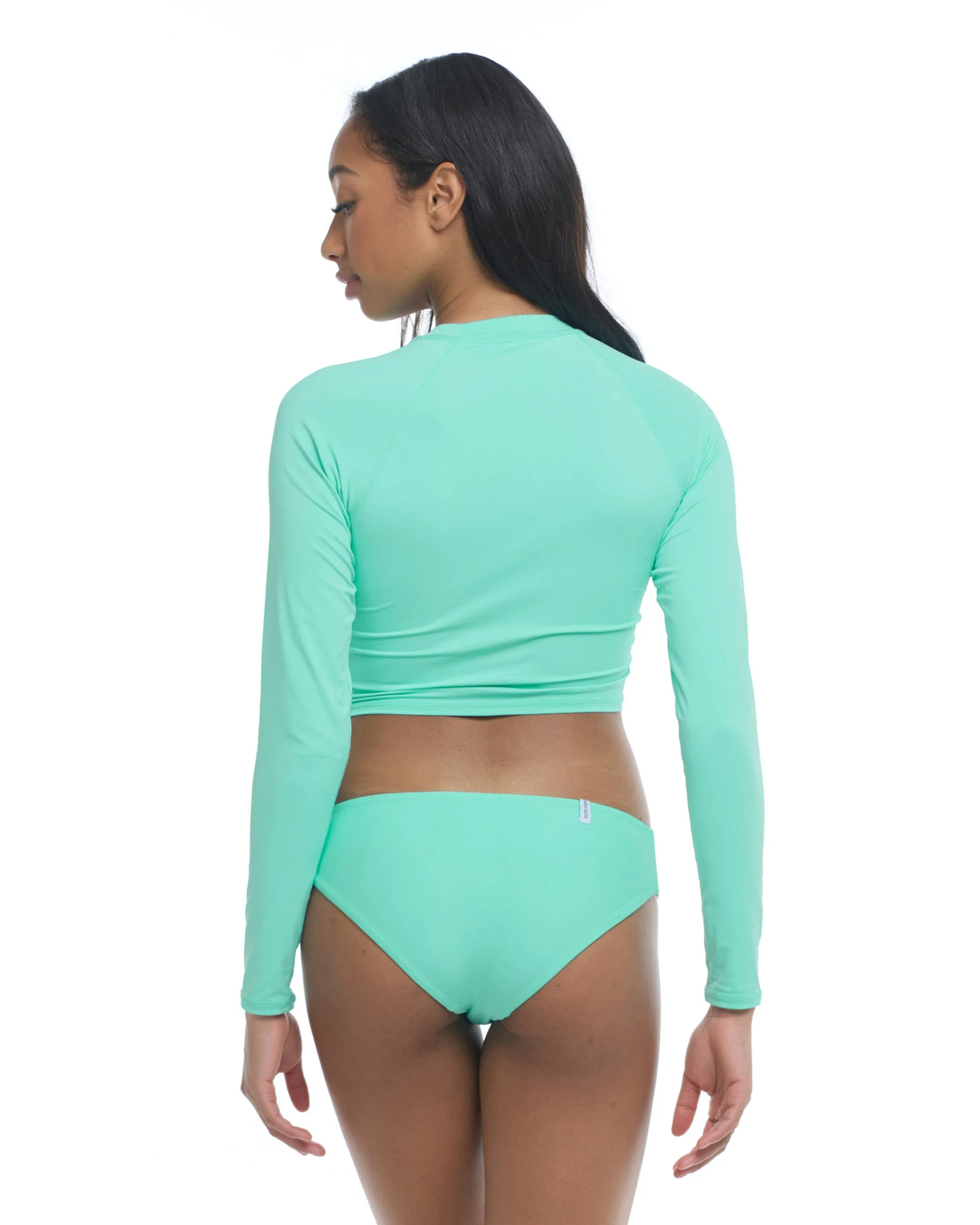 Smoothies Let It Be Cross-Over Rash Guard - Sea Mist sold by Body Glove product image thumbnail 2