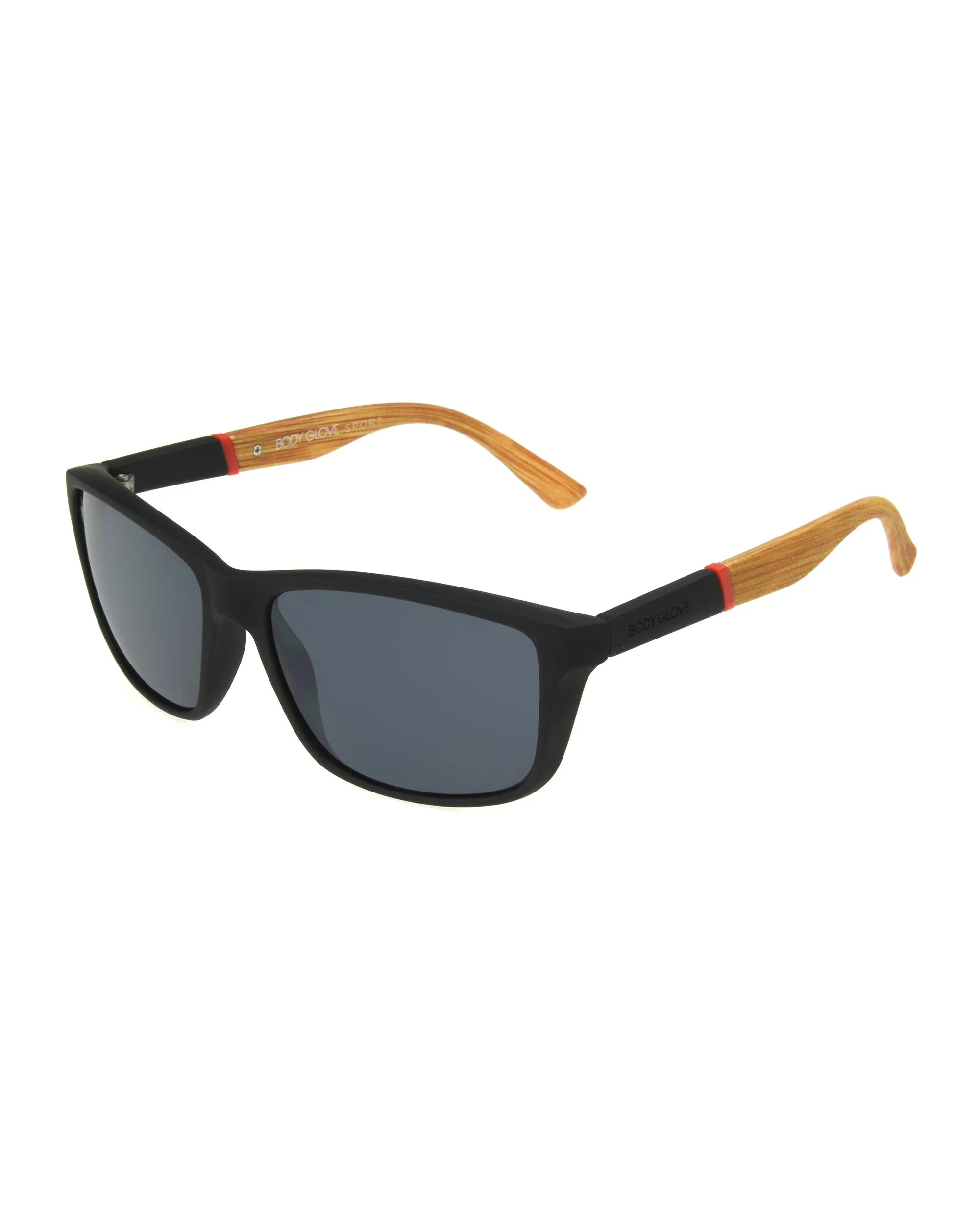 Jake Rectangle Sunglasses - Black sold by Body Glove