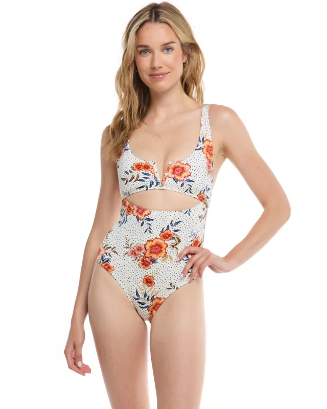 Corsica Eli One-Piece Swimsuit - Pearl sold by Body Glove