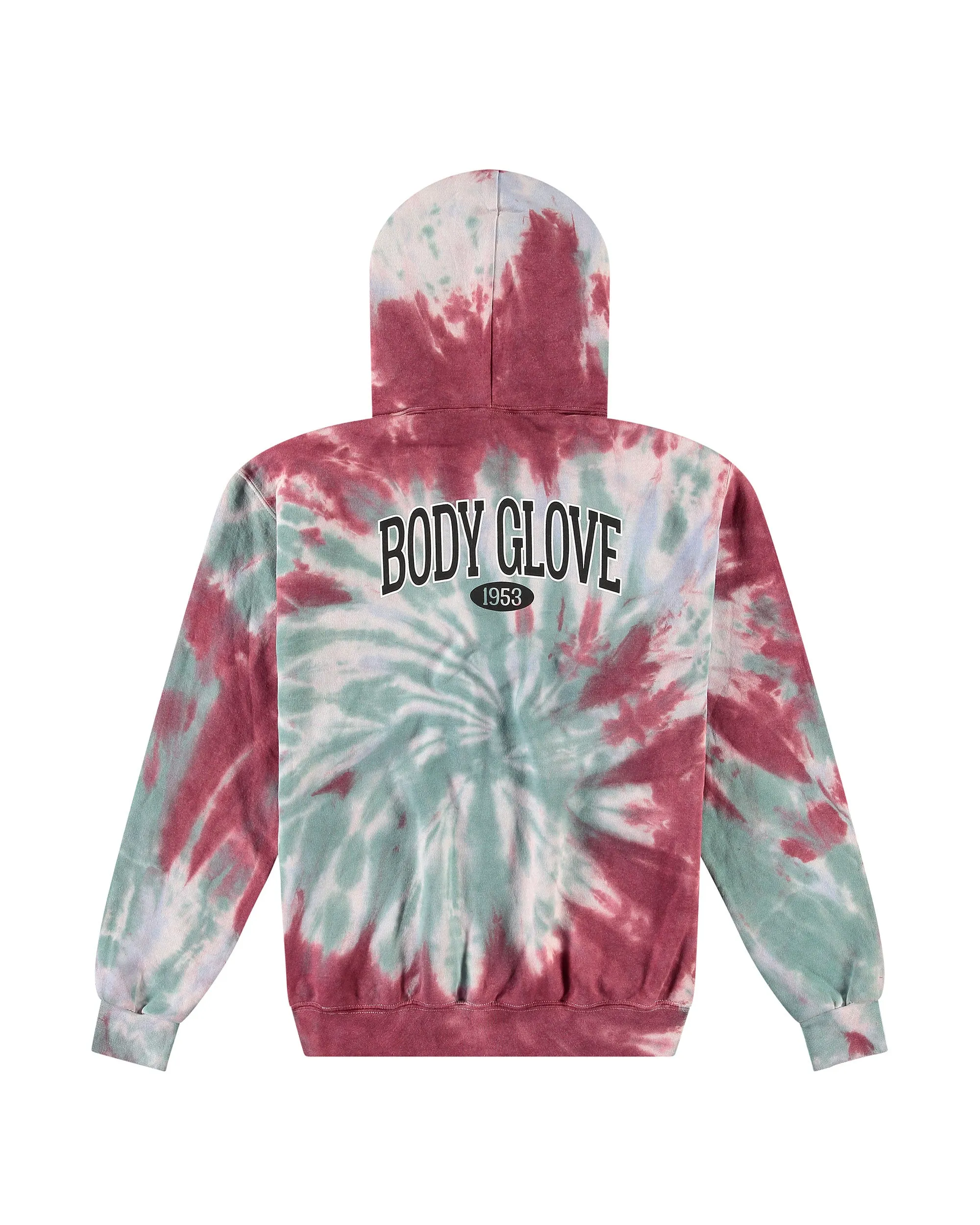 1953 Tie-Dyed Fleece Pullover Hoodie - Jade sold by Body Glove product image thumbnail 5