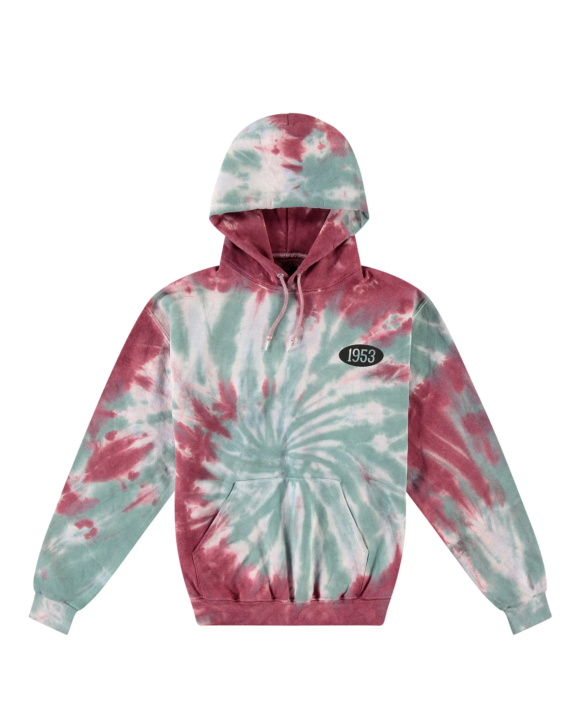 1953 Tie-Dyed Fleece Pullover Hoodie - Jade sold by Body Glove product image thumbnail 3