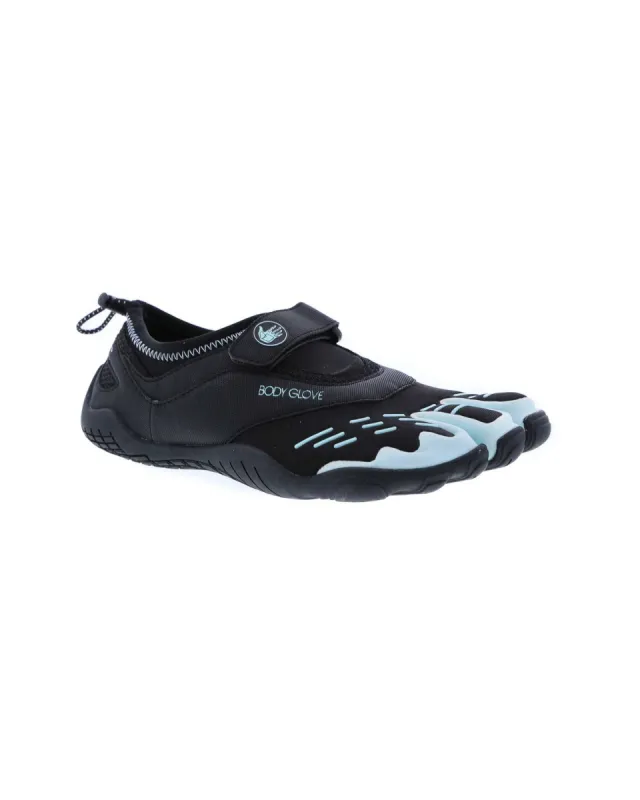 Women's 3T Barefoot Max Water Shoes - Black/Blue Aqua sold by Body Glove